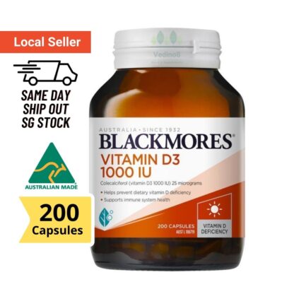 Blackmores Vitamin D3 1000IU 200 Capsules