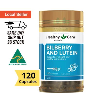 Healthy Care Bilberry and Lutein 120 Capsules