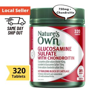Nature's Own Glucosamine Sulfate 750mg with Chondroitin 320 Tablets