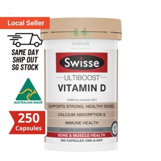 Swisse Ultiboost Vitamin D (Vitamin D3 1000IU) 250 Capsules