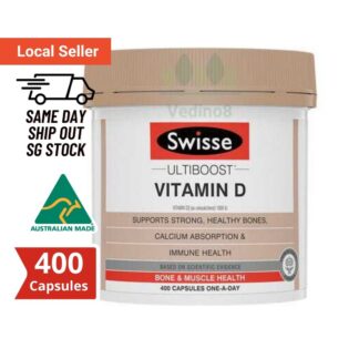 Swisse Ultiboost Vitamin D (Vitamin D3 1000IU) 400 Capsules